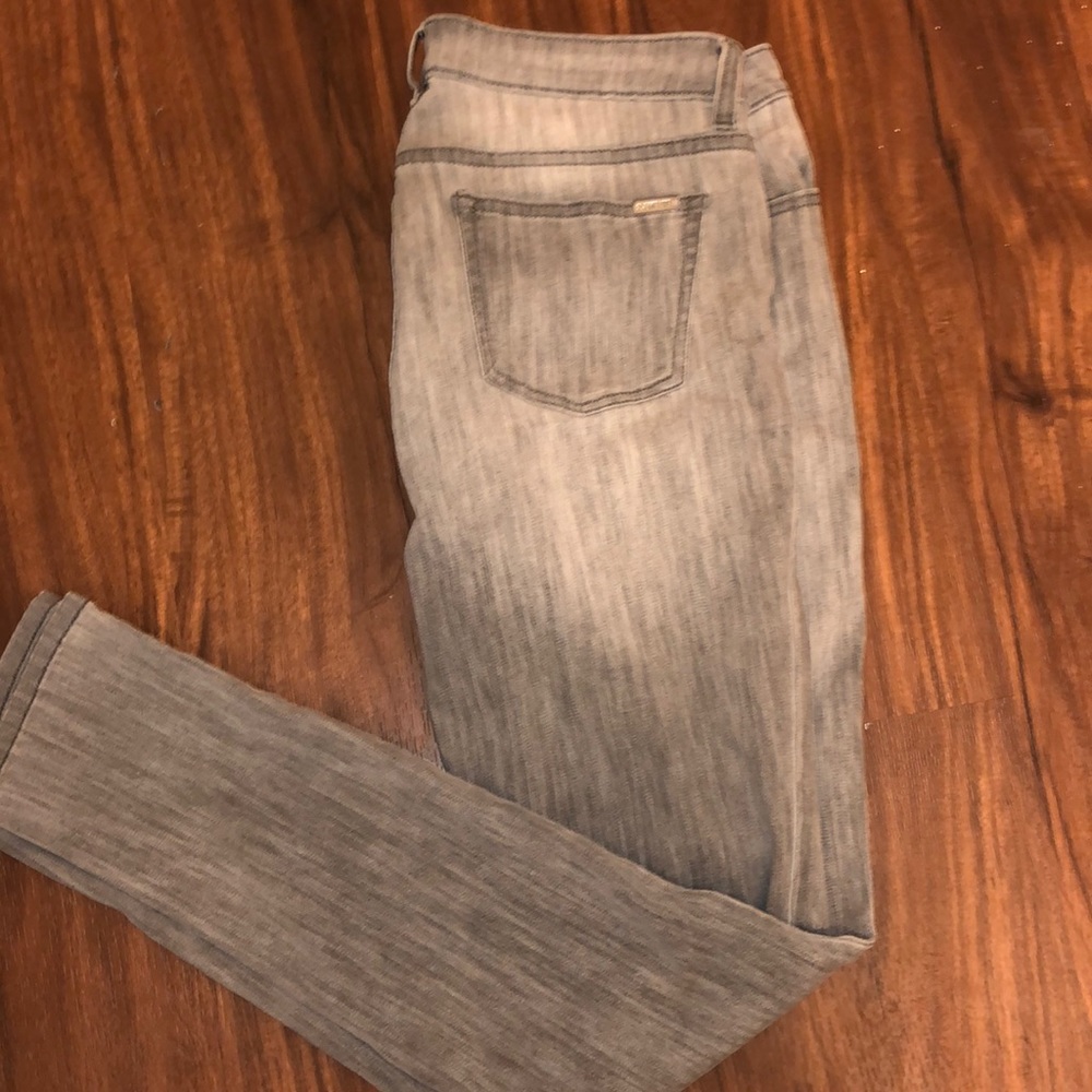 Jennifer Lopez Skinny Stretch Gray Jeans Size 12